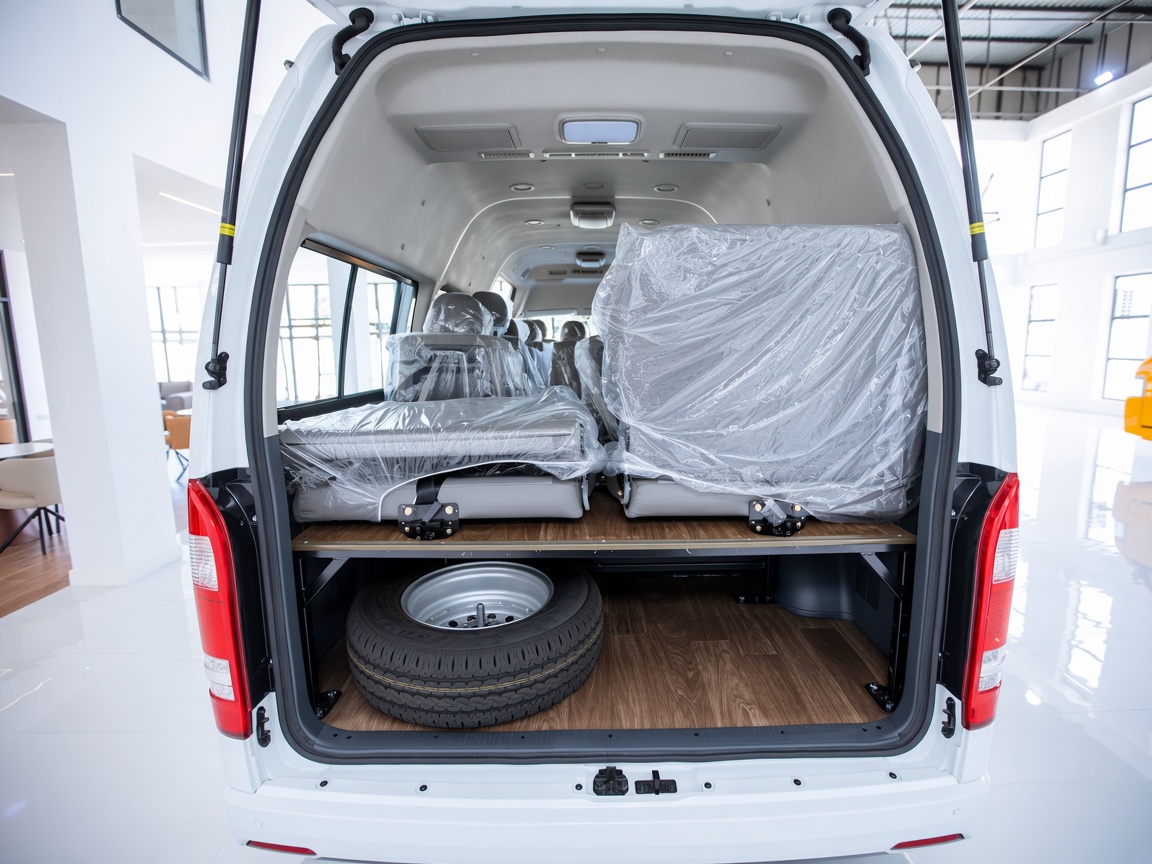 Rear boot area